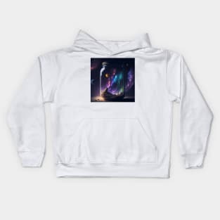 Galaxy in a jar Kids Hoodie